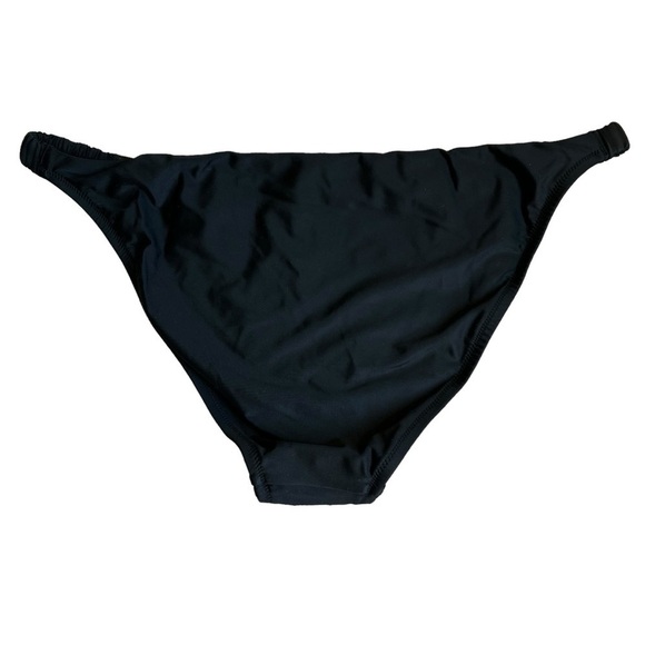 NWT J. Crew Scrunchie Strap Full-coverage Bikini Bottom Black Sz XL - Picture 6 of 13